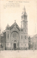 08 Sedan Le Nouveau Temple Protestant élevé En 1896 , Il A Pour Annexe Une école Libre CPA Animation - Sedan