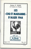 Les COQ Et MARIANNE  D' Alger  1944  Etude 99 - Andere & Zonder Classificatie