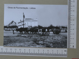 PORTUGAL  - OBRAS DE PAVIMENTAÇÃO - LISBOA - 2 SCANS  - (Nº59107) - Lisboa