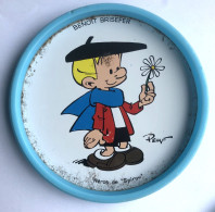 COUVERCLE De BOITE TONIMALT - Benoit BRISEFER Années 60 - Peyo - Héros De Spirou - Objets Publicitaires