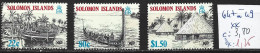 SALOMON 647 à 49 ** Côte 3.80 € - Isole Salomone (1978-...)