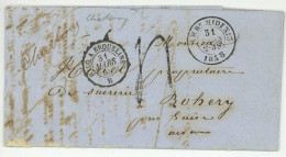 Charleroi 1858 Pour Bohery - 1849-1865 Medaglioni (Varie)