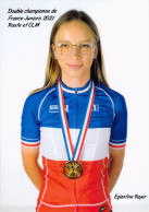 Cyclisme, Eglantine Rayer - Radsport