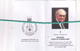 Broeder Omer De Dobbelaere, Knesselare 1936, Gent 2004. Foto - Overlijden