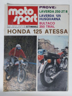 50613 Moto Sport 1976 A. VI N. 68 - Honda 125 Atessa; Laverda 125 Husqvarna - Motoren