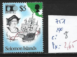SALOMON 751 ** Côte 8 € - Solomon Islands (1978-...)