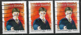 France 2007 Oblitéré   N° 4024  "  Harry Potter  "  ( 3  Exemplaires ) - Gebraucht