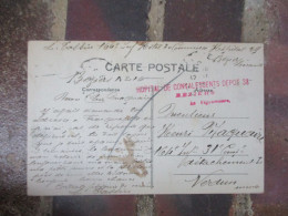 BEZIERS HOPITAL CONVALESCENTS 38 FRANCHISE POSTALE MILITAIRE GUERRE 14.18 - WW I