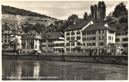 BADEN, ARGOVIA, ARCHITECTURE, HOTEL, RESORT, SWITZERLAND, POSTCARD - Baden