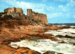 19542 ALGAJOLA  Les Vagues S'Ecrasent Sur Ses Murs      (2 Scans ) 20 Corse - Other & Unclassified