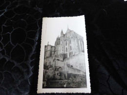 P-269 ,  Photo, Entrée De L'abbaye Du  Mont St Michel , Circa 1935 - Luoghi