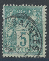 Lot N°83270   N°75, Oblitéré Cachet à Date De SAINTES "CHARENTE-INFre" - 1876-1898 Sage (Type II)