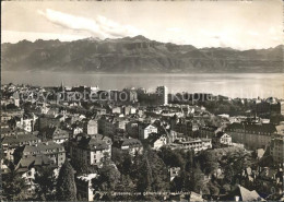 11644236 Lausanne VD Vue Generale Lac Leman Et Les Alpes Lausanne - Autres & Non Classés
