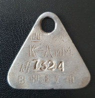 Jeton Des Mines De Charbon De KRASNOLIMANSKAYA En Ukraine "taillette De Mineur" - Firma's