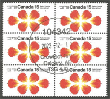 951 Radio Canada International Bloc 6 (482a) - Used Stamps