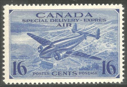 951 Canada 1942 #CE1 Express Exprès 16c Avion Airplane Flugzeug Aereo MH * Neuf (472) - Entrega Especial/Entrega Inmediata