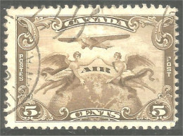 951 Canada 1928 #C1 Avion Airplane Globe Anges Angels CV $8.00 (468b) - Airmail