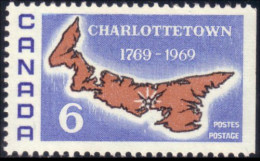 951 Canada Charlotteville Ile Island Map Carte MNH ** Neuf SC (328b) - Isole