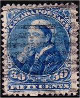 951 Canada 1893 50c Blue Queen Victoria Sc #47 CV $90 (182) - Gebruikt