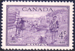 951 Canada 1949 Fondation Halifax Founding MNH ** Neuf SC (142) - Unused Stamps