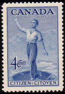 951 Canada 1947 Confederation Citizenship Citoyenneté MNH ** Neuf SC (134b) - Neufs