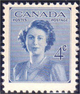 951 Canada 1948 Mariage Royal Wedding Princess Elizabeth MNH ** Neuf SC (136b) - Royalties, Royals