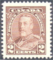 951 Canada 1935 George V Pictorial Issue 2c Brown Brun MNH ** Neuf SC (104) - Nuevos