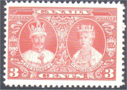 951 Canada 1935 George V Jubilee Queen Mary MNH ** Neuf SC (101) - Unused Stamps
