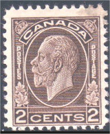 951 Canada 1932 George V Medallion Issue 2c Brun Brown MNH ** Neuf SC (73) - Nuevos