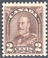 951 Canada 1930 George V Arch Leaf Issue 2c Brun Brown MNH ** Neuf SC (59) - Unused Stamps