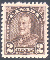 951 Canada 1930 George V Arch Leaf Issue 2c Brun Brown MNH ** Neuf SC (58) - Nuovi