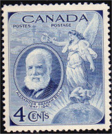 951 Canada 1947 Alexandre Graham Bell Telephone Communications MNH ** Neuf SC (38a) - Unused Stamps