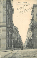 35 - Rennes - Perspective Des Grandes-Rues - Animée - Correspondance - Oblitération Ronde De 1908 - CPA - Voir Scans Rec - Rennes