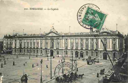 31 - Toulouse - Le Capitole - Animée - Tramway - Oblitération Ronde De 1914 - CPA - Voir Scans Recto-Verso - Toulouse