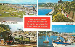 Trains - Royaume Uni - Devon - Multivues - CPM - UK - Voir Scans Recto-Verso - Trenes