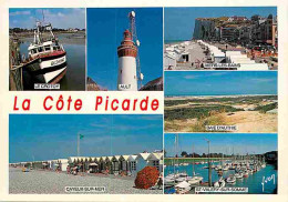 80 - Somme - La Cote Picarde - Multivues - Flamme Postale - CPM - Voir Scans Recto-Verso - Autres & Non Classés