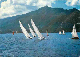 73 - Lac Du Bourget - Régates à Voiles Sur Le Lac Du Bourget Et La Dent Du Chat - CPM - Voir Scans Recto-Verso - Le Bourget Du Lac