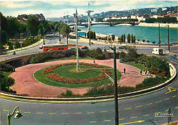 69 - Lyon - Rond-point Du Pont De La Guillotière - La Fosse Aux Ours - Les Quais Du Rhone - Automobiles - Bus - Carte Ne - Sonstige & Ohne Zuordnung