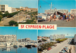 66 - Saint Cyprien - Multivues - Automobiles - Bateaux - Immeubles - CPM - Voir Scans Recto-Verso - Saint Cyprien