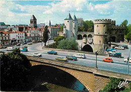 57 - Metz - Le Pont De Ranconval Sur La Seille  La Porte Des Allemands  Le Boulevard André Maginot Et Le Clocher De L'ég - Metz