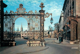 54 - Nancy - La Place Stanislas - Grilles En Fer Forgé De Jean Lamour - Automobiles - Carte Neuve - CPM - Voir Scans Rec - Nancy