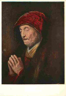 Art - Peinture - Rembrandt Harmensz Van Rijn - La Mère De L'artiste En Prière - CPM - Voir Scans Recto-Verso - Paintings