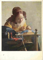 Art - Peinture - Johannes Vermeer Dit Jan Vermeer De Delft - La Dentellière - Musée Du Louvre - CPM - Voir Scans Recto-V - Peintures & Tableaux