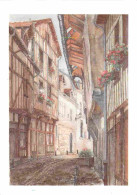 10 - Troyes - Rue François Gentil - Art Peinture De Grandhomme - CPM - Voir Scans Recto-Verso - Troyes