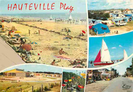 50 - Hauteville Sur Mer - Multivues - Plage - Camping - Automobiles - CPM - Voir Scans Recto-Verso - Autres & Non Classés