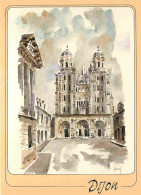 21 - Dijon - Eglise Saint Michel - Aquarelle De G Audusseau - Art Peinture - CPM - Carte Neuve - Voir Scans Recto-Verso - Dijon