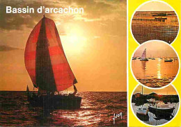 33 - Bassin D'Arcachon - Multivues - Voile - CPM - Voir Scans Recto-Verso - Otros & Sin Clasificación