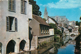 28 - Chartres - Vue Sur L'Eure Et La Cathédrale - CPM - Voir Scans Recto-Verso - Chartres