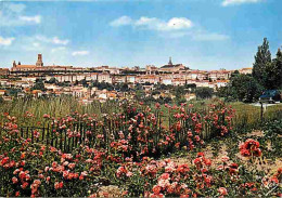 16 - Angouleme - Vue Générale Sur Les Remparts. A Gauche, La Cathédrale Saint-Pierre, A Droite, L'Hôtel De Ville - Fleur - Angouleme