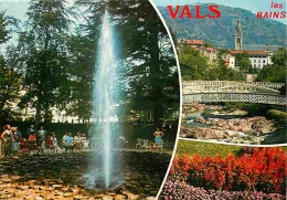 07 - Vals Les Bains - Multivues - La Source Intermittente Et Les Ponts Sur La Volane - Carte Neuve - CPM - Voir Scans Re - Vals Les Bains